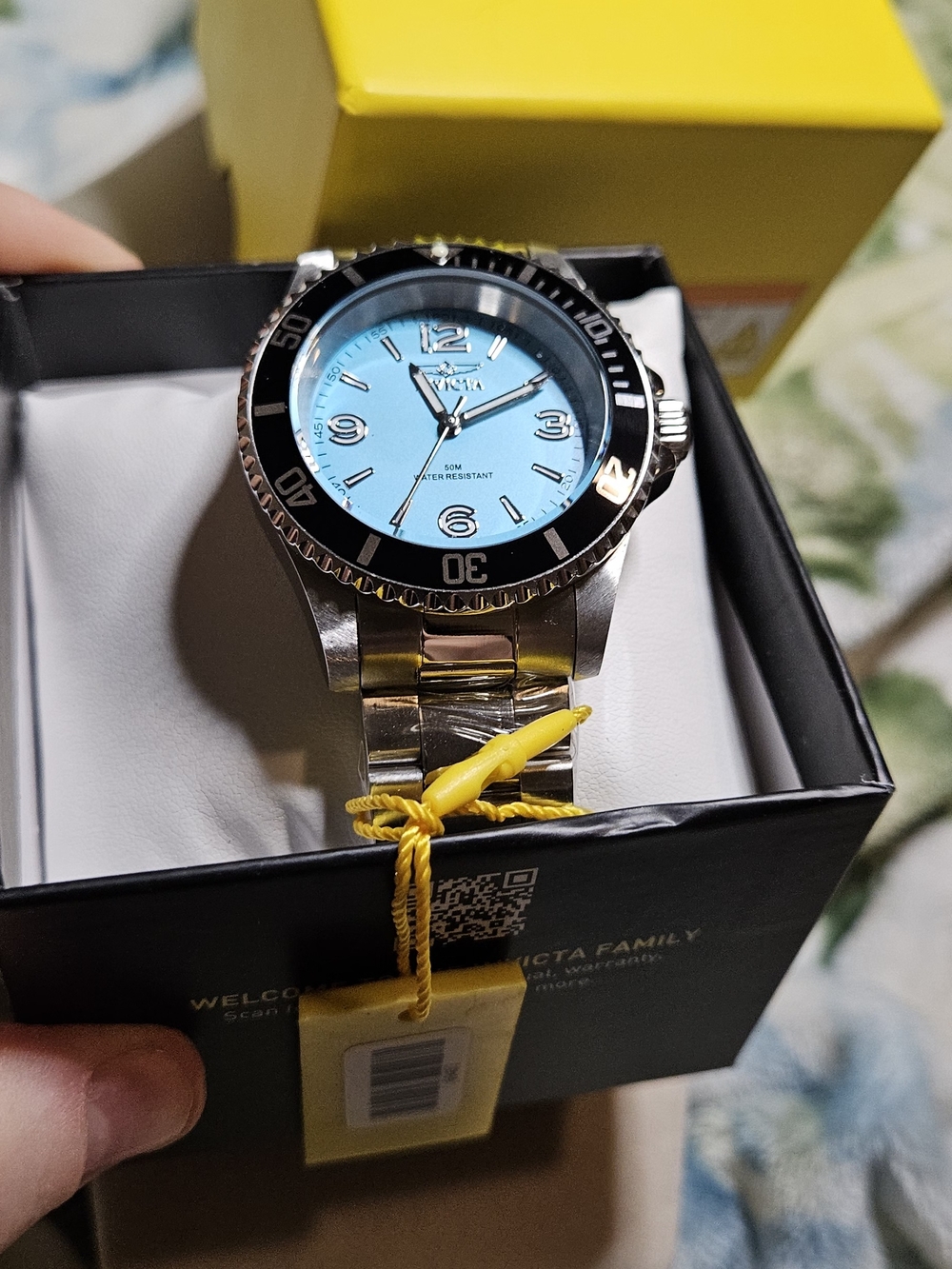 Invicta Specialty Rowan Stainless Steel with Turquoise Dial - Picture 2 of 16